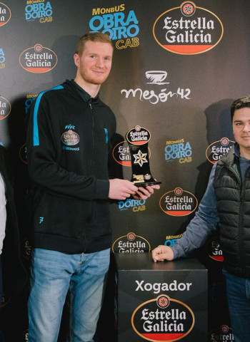 Ben Simons, elegido Jugador Estrella Galicia del mes de marzo
