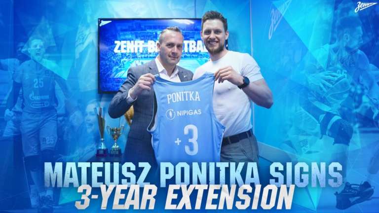 Mateusz Ponitka, tres temporadas más en el Zenit St. Petersburg