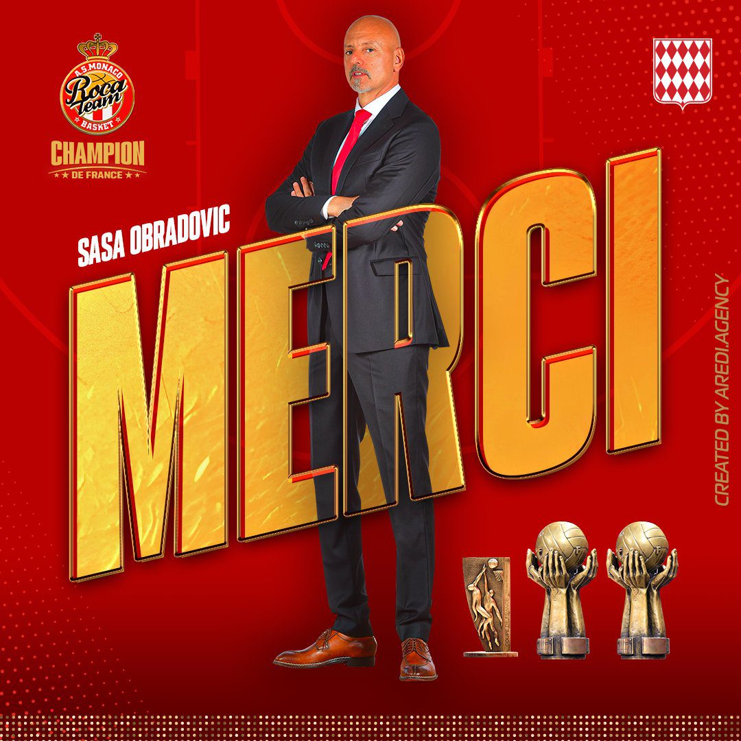 Sasa Obradovic, despedido por el AS Monaco