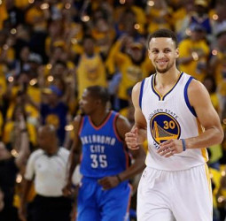 Golden State tuvo su revancha: brillante 118-91 a OKC (1-1)