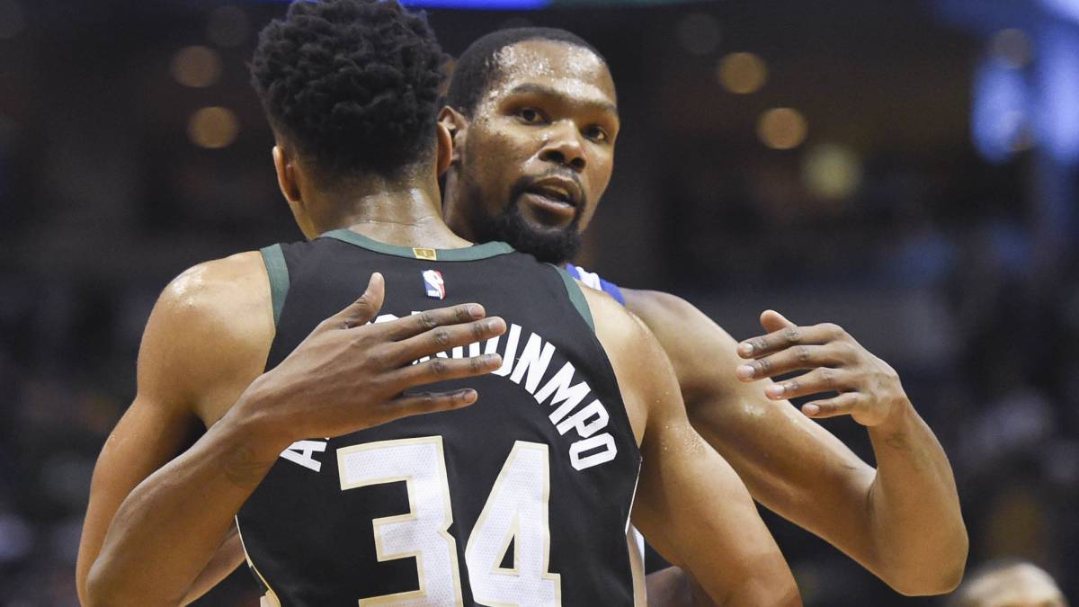 Si Kevin Durant se va de los Warriors intentarán el fichaje de Giannis Antetokounmpo