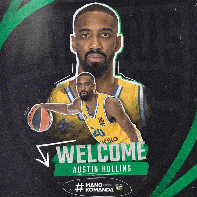 El Zalgiris Kaunas anuncia el fichaje de Austin Hollins