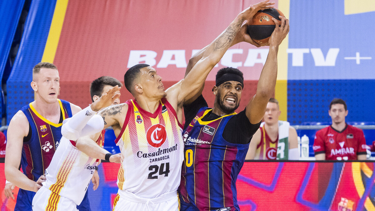 El juego coral del Barça supera por 107 a 88 a un gran Casademont Zaragoza