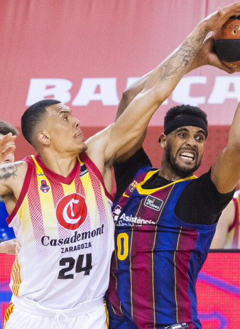 El juego coral del Barça supera por 107 a 88 a un gran Casademont Zaragoza