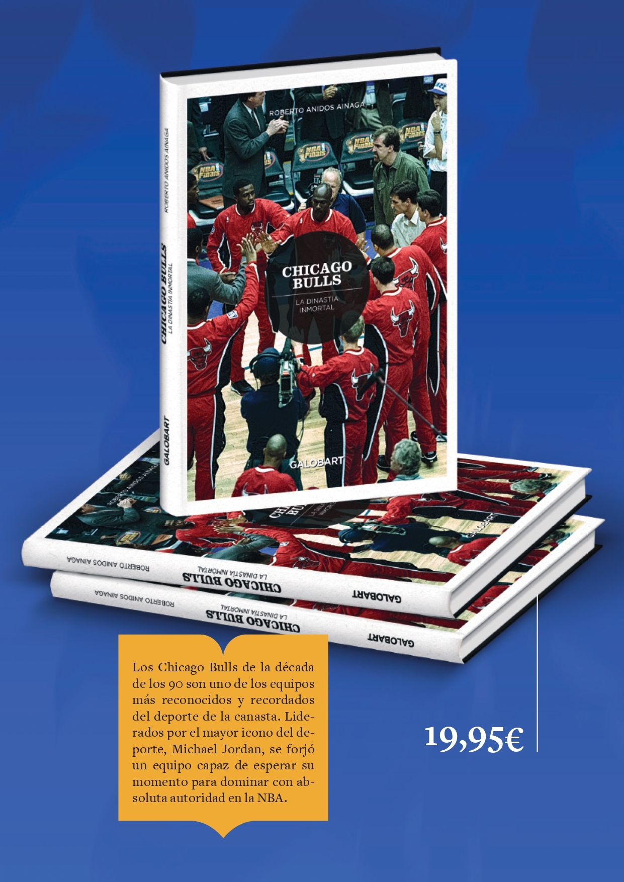 Ya a la venta el libro "Chicago Bulls, la dinastía inmortal"