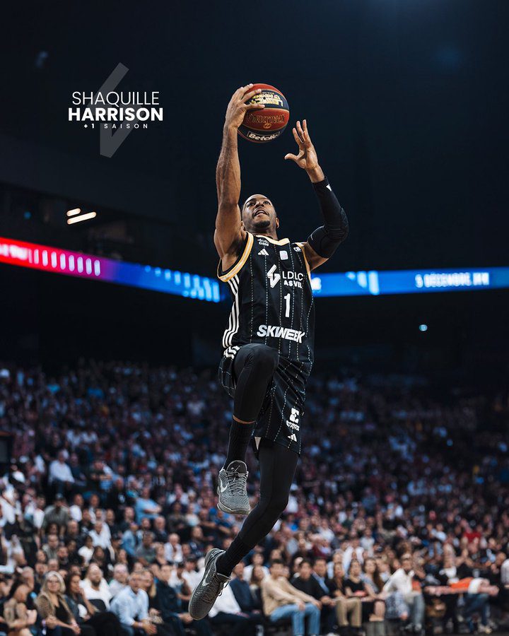 Shaquille Harrison seguirá en ASVEL Villeurbanne