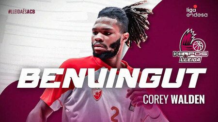 Corey Walden, experiencia competitiva para Hiopos Lleida