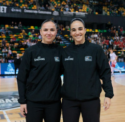 Surne Bilbao-BAXI Manresa, primer partido de Liga Endesa con dos árbitras