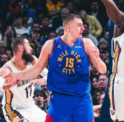 Solvente victoria de los Nuggets ante Pelicans, 113-125