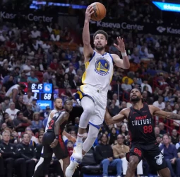 Klay Thompson, todo un problema para la defensa de Miami