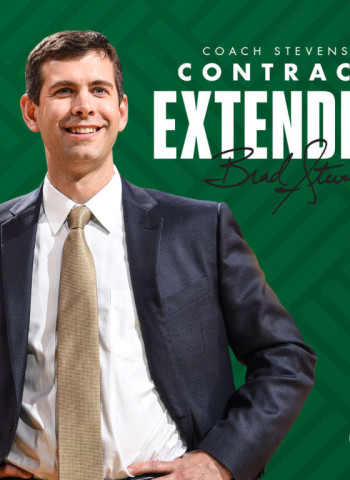 Los Boston Celtics renuevan a su entrenador Brad Stevens
