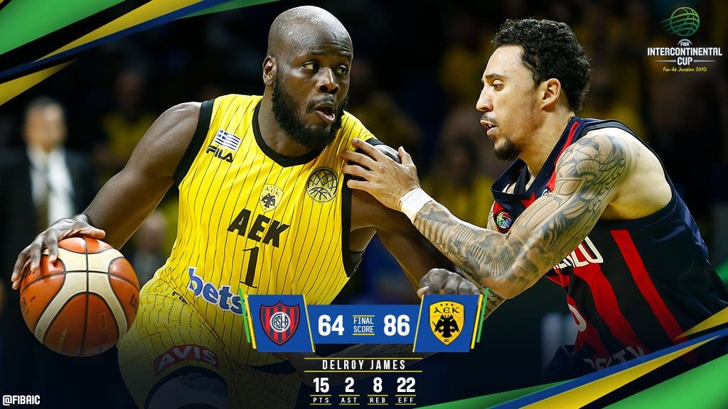 AEK venció con autoridad a San Lorenzo (86-64)