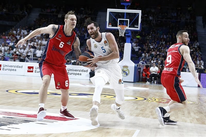 Rudy decanta un partido de poder a poder entre Real Madrid y el Baskonia (75-73)