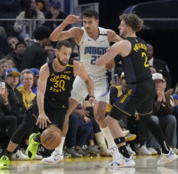 Warriors supera de forma ajustada a los Magic, 104-99