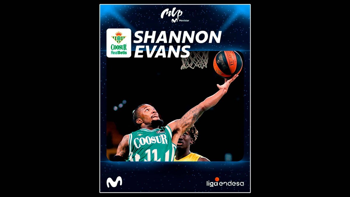 Shannon Evans, MVP Movistar de mayo con números históricos