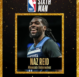 Naz Reid, Sexto Hombre del Año de la NBA 
