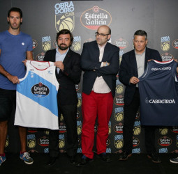 Estrella Galicia patrocinará en exclusiva la camiseta del Monbus Obradoiro durante las próximas cuatro temporadas