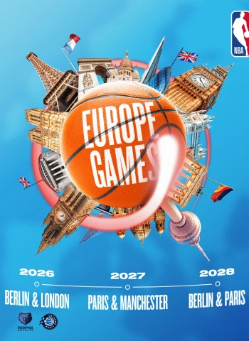 Memphis Grizzlies y Orlando Magic disputarán partidos de temporada regular en Berlín y Londres en 2026