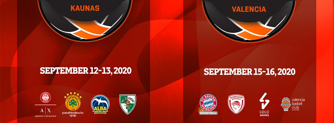 La EuroLeague anuncia los partidos de los torneos de pretemporada