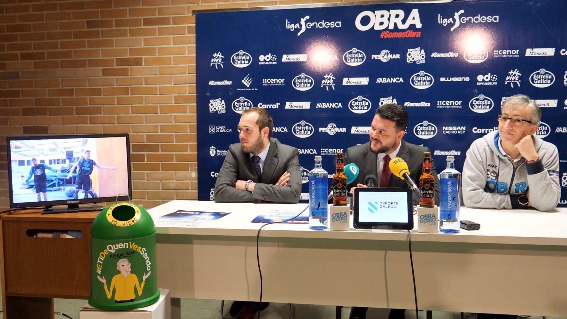 El Monbus Obradoiro – FC Barcelona Lassa, partido patrocinado por Ecovidrio