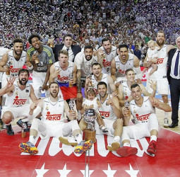 El Real Madrid gana su 33ª Liga de baloncesto (91-84)