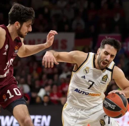 El Real Madrid vence en Múnich en una noche de leyendas, 71-92