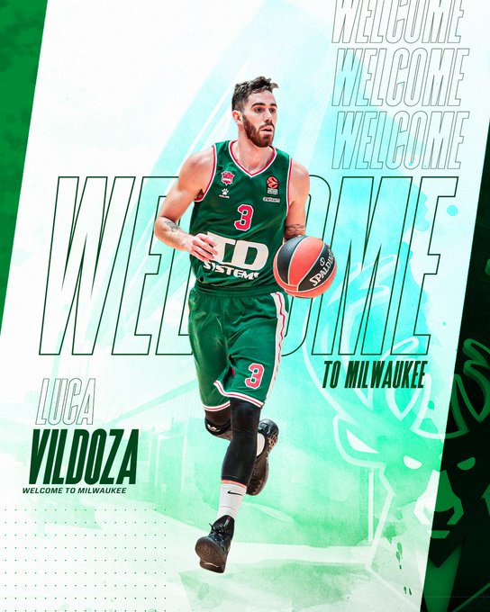 Los Milwaukee Bucks anuncian el fichaje de Luca Vildoza
