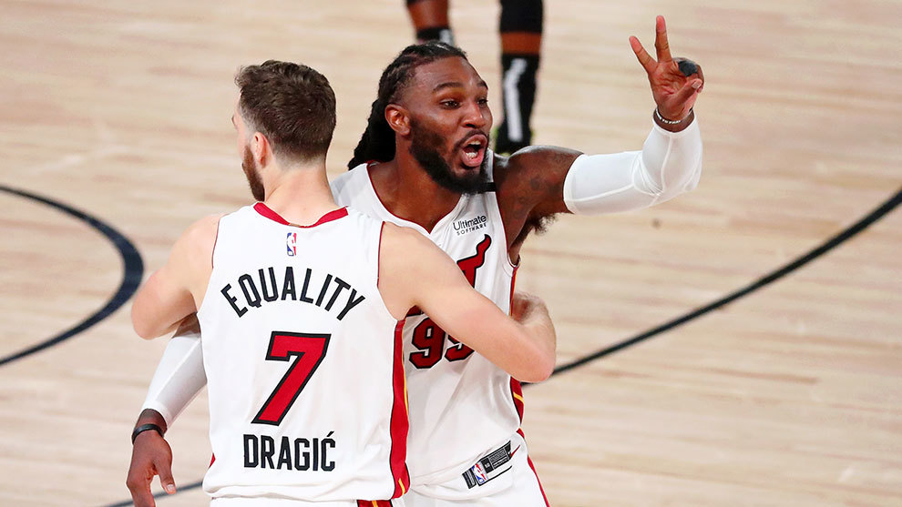 Los Heat colocan en una difícil situación a los Celtics (101-106) [0-2]