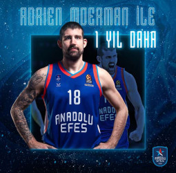 El Anadolu Efes anuncia la renovación de Adrien Moerman