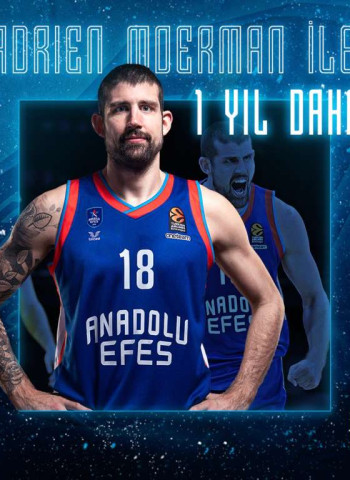 El Anadolu Efes anuncia la renovación de Adrien Moerman