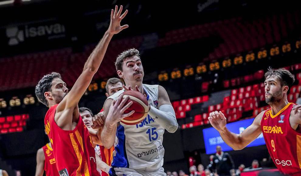 Israel sorprende a España tras una floja segunda parte (95-87)