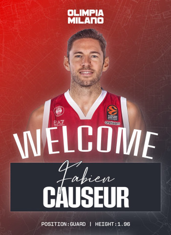 El Armani Milán anuncia el fichaje de Fabien Causeur