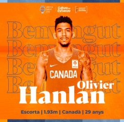 Valencia Basket incorpora a Olivier Hanlan hasta final de temporada