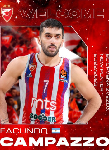 El Estrella Roja anuncia el fichaje de Facundo Campazzo