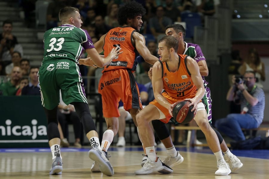 Valencia Basket -Unicaja Málaga: el partido más repetido en las últimas cuatro temporadas