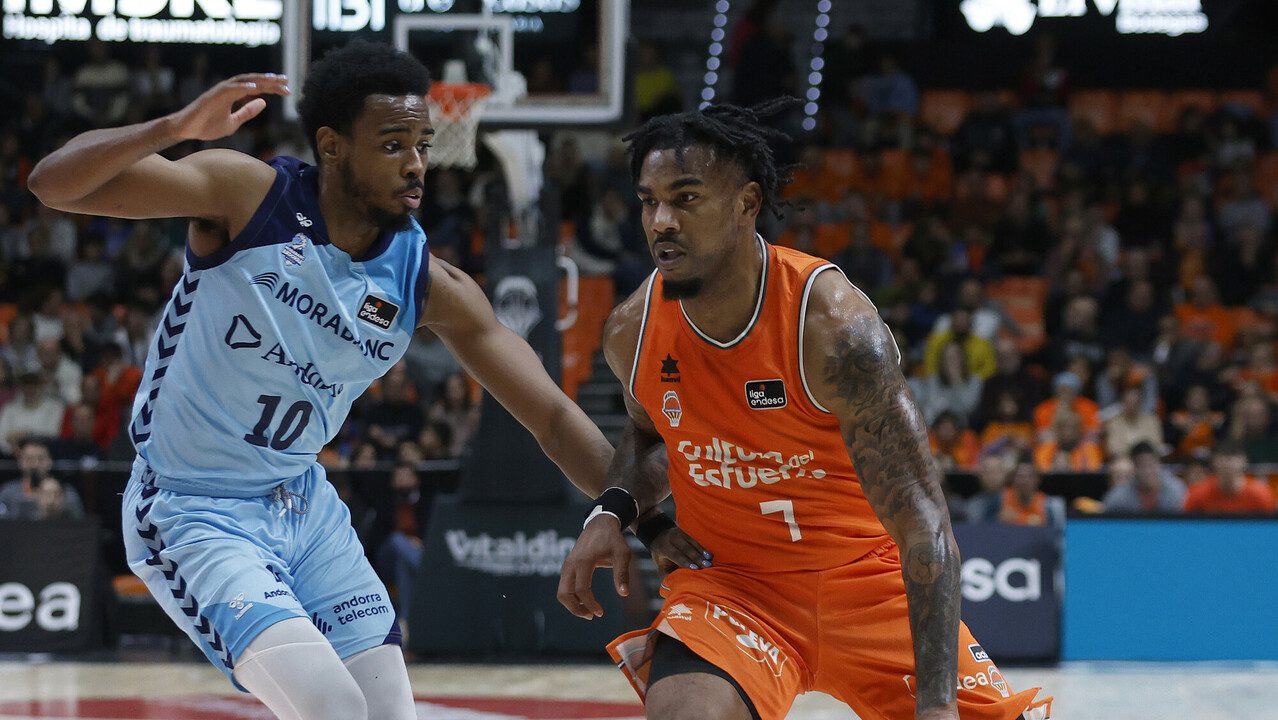 Valencia Basket tira de músculo para sobrevivir frente Andorra (86-82)