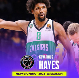 Kevarrius Hayes ficha por el Paris Basketball