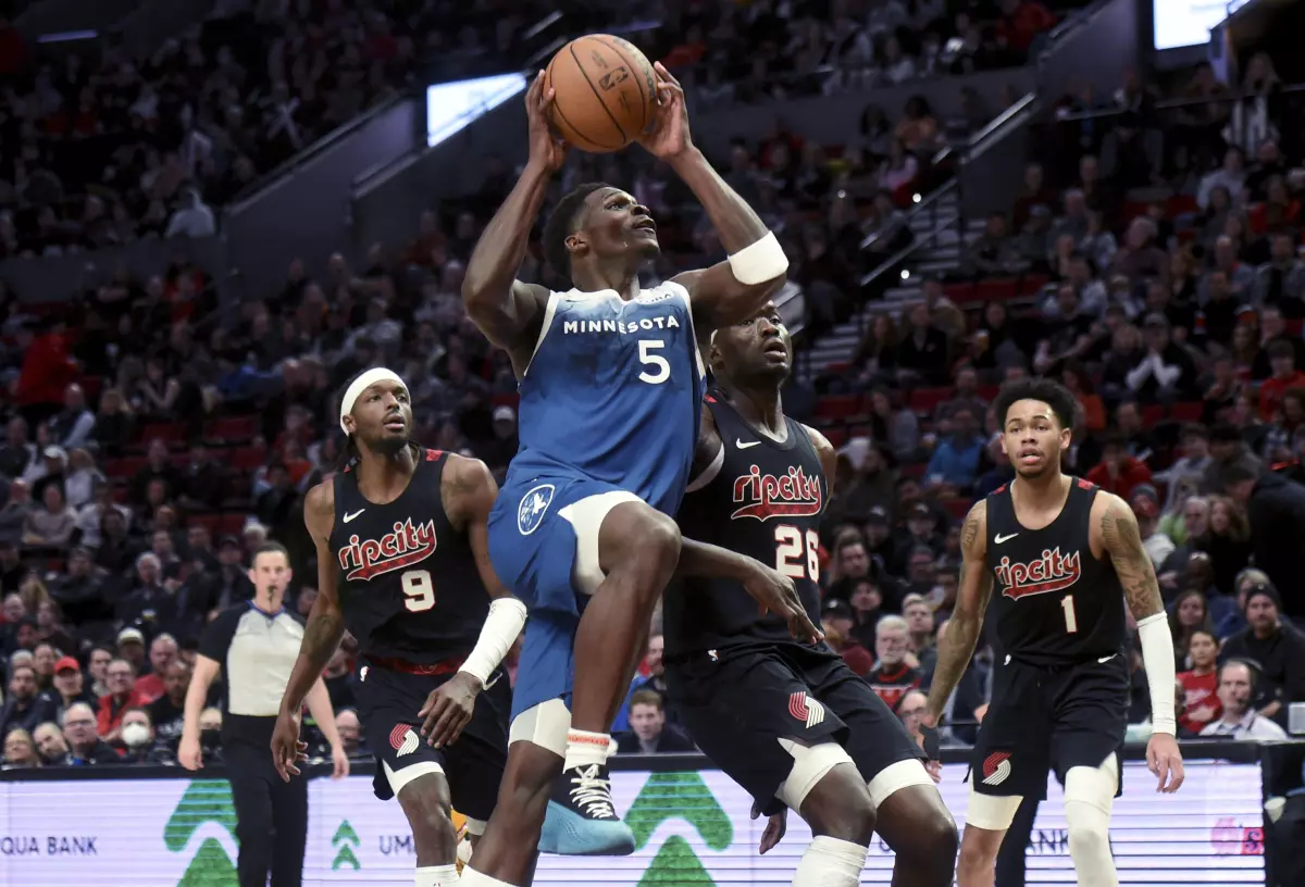 Los Timberwolves pasan como una tormenta por Portland