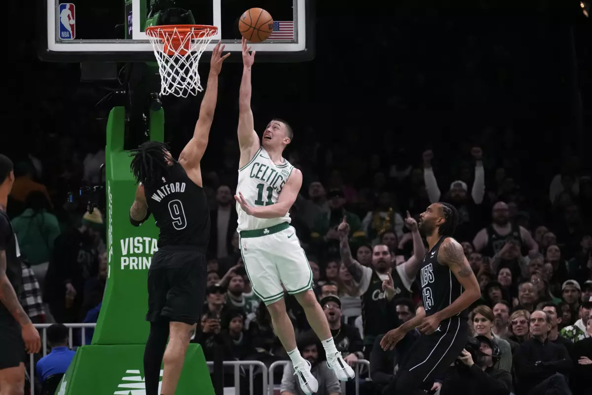 Los Celtics ante los Nets, fácil y sencillo