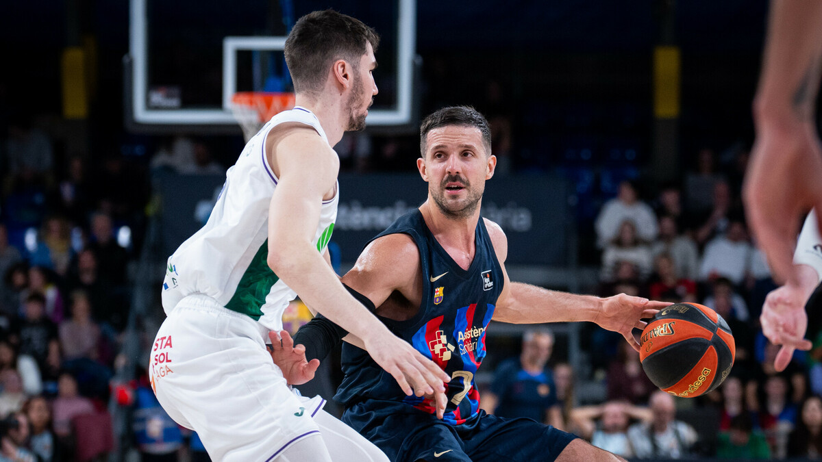 Trabajada victoria del Barça ante Unicaja (75-60)