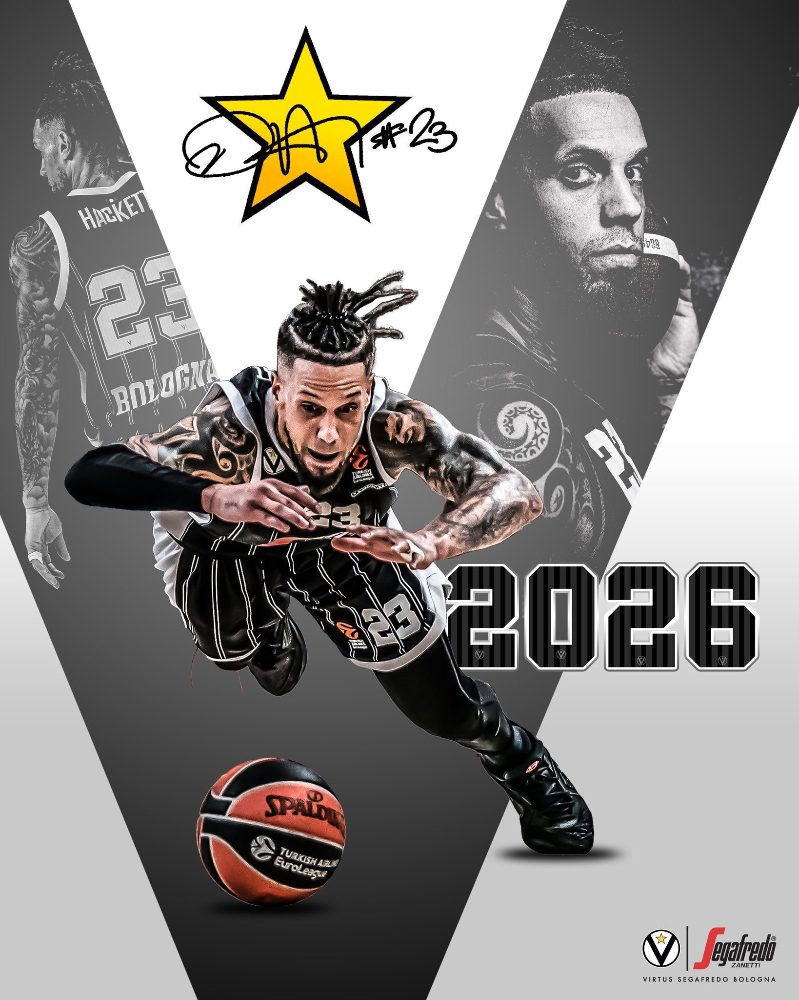 La Virtus Bolonia anuncia la renovación de Daniel Hackett
