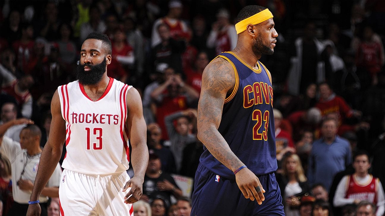 LeBron James y James Harden, los MVP del mes de Octubre en la NBA