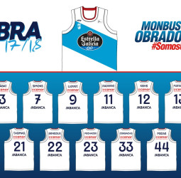 Los jugadores del Monbus Obradoiro ya han escogido los dorsales de juego