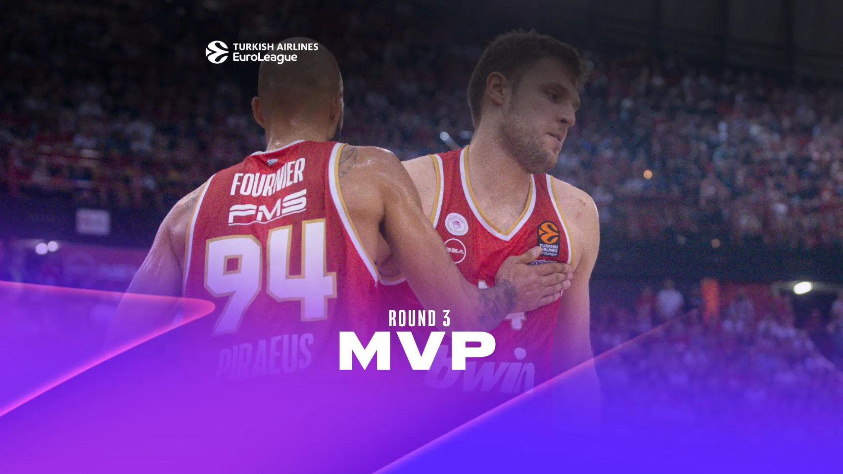 MVP de la Jornada 3 EuroLeague: Sasha Vezenkov, Olympiacos Piraeus