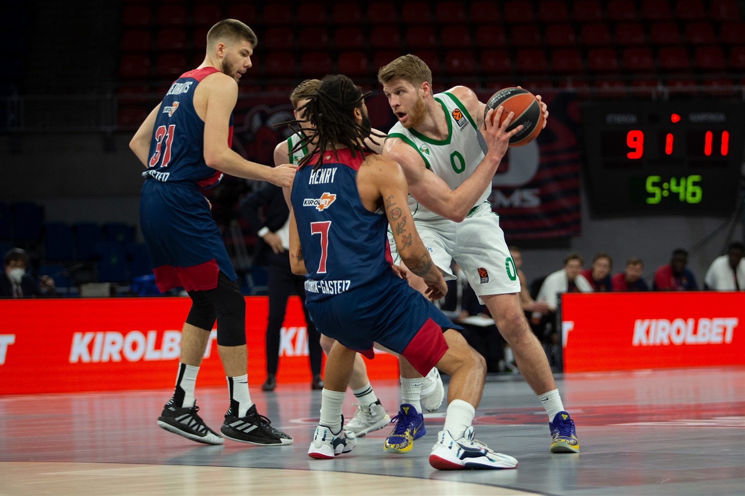 El Zalgiris busca salir de la parte baja cuando reciba al Baskonia