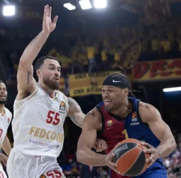 El mejor Barça de la temporada saca el orgullo ante el Mónaco (100-89) [1-2]