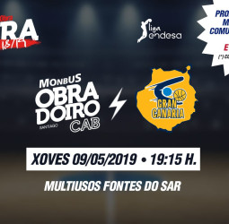 Los miembros de la USC y los abonados del Monbus Obradoiro podrán comprar entradas a 9€ para el partido ante Herbalife Gran Canaria