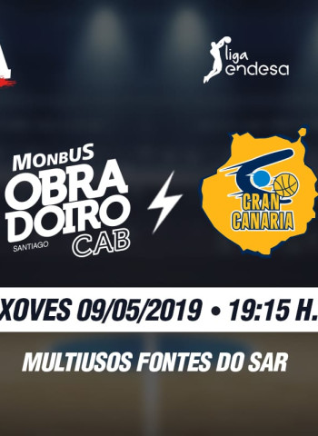 Los miembros de la USC y los abonados del Monbus Obradoiro podrán comprar entradas a 9€ para el partido ante Herbalife Gran Canaria