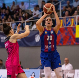 Una estelar Erjavec lidera el triunfo del Barça CBS ante Araski (59-53)