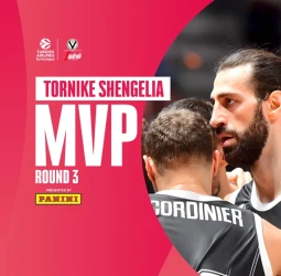 EuroLeague Round 3 MVP: Tornike Shengelia, Virtus Bolonia